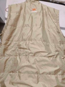 Beige 'Ritik' Sleeveless Jacket