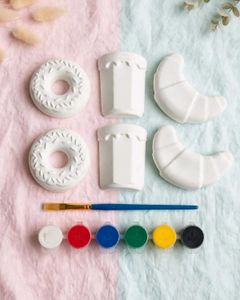 DIY Paint Your Own Donut & Croissant Kit
