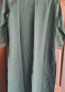 Green Embroidered Kurta Set with Dupatta