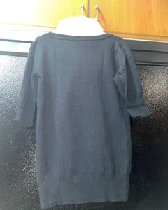 Women's Knit Top with Collared Shirt