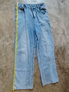 Light Wash Wide Leg Jeans