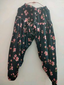 Dark Floral Print Summer Dress