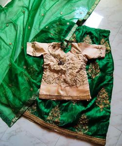 Gorgeous Green Lehenga Choli || size:xl