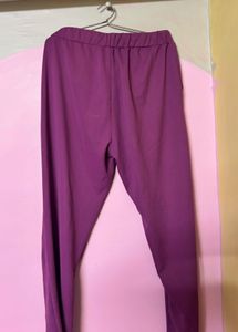 💙Stylish Purple Co-ord Set For Gym 💙