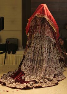 Exquisite Bridal Lehenga with Intricate Embroidery
