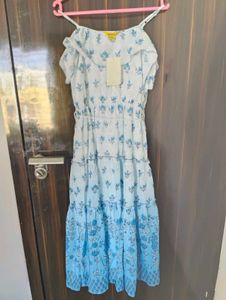 Blue Floral Sundress
