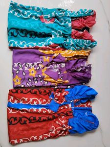 "Pack of 3 Vibrant Lycra Bedtime Comfort Gowns for