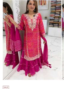 Nita Bora's Pink Kurta Set with Dupatta