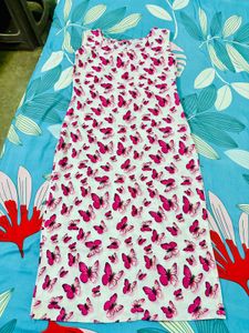 Pretty Butterfly Print Kurta
