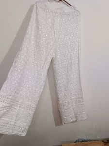 Black  Kurti with Chikankari palazzo and dupatta