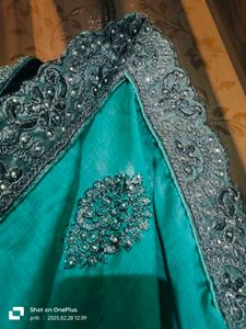 Women And Girls Sea Green Saree