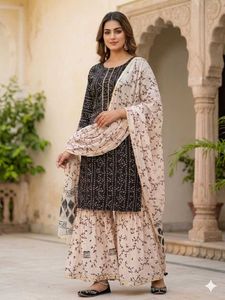 Elegant Ethnic Kurta Set with Dupatta