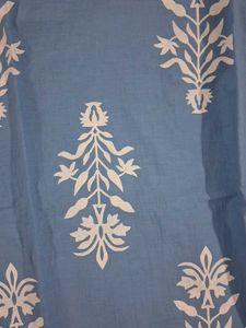 Blue Embroidered Kurta