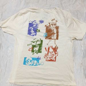Cream Graphic T-Shirt