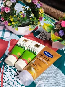 pack of 3 Pilgrim &amp; Vaseline Face Care Bundle