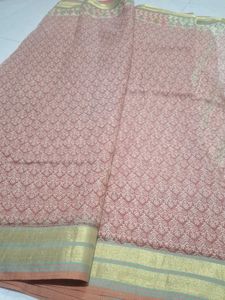 Elegant Cotton Printed Saree