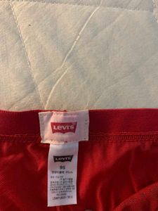 Red Lace Trim Briefs