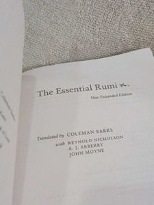 The Essential Rumi Book