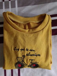Yellow Graphic T-Shirt