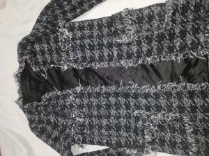 Zara Tweed Fringe Jacket