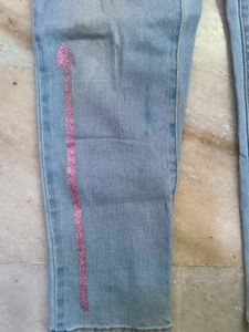 Mid Waist Straight Jeans