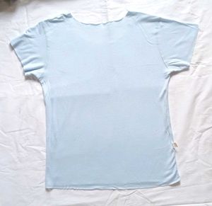 Cute Light Blue Graphic T-Shirt