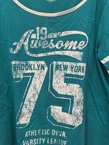 Teal Graphic Tee