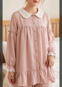 Cute Pink Night Suit 🩷🤍