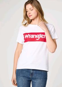 Wrangler White T-Shirt - Size S