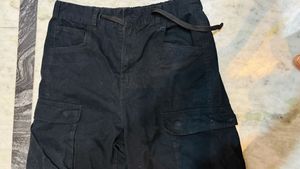 Black Cargo Pants