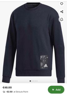 Adidas Tech Graphic Crew Sweatshirt.