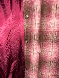 Vintage Plaid Coat