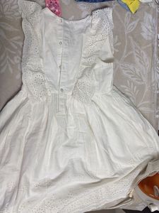 Chic White Eyelet Midi Dress