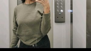 Olive Green Top