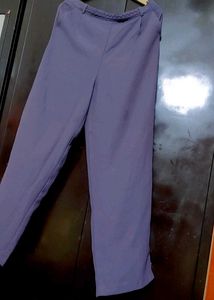 Lavender Wide Leg Trouser For 32 Waist