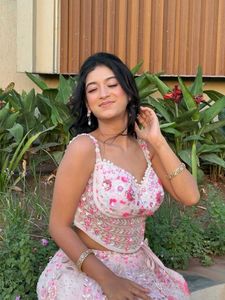 Blossom Mist Pdp Lehenga with Sequin and Bead Work