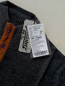 Men's Grey Turtleneck Sweater