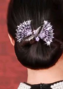 Luxury Crystal Butterfly Hair Clip ✨🦋