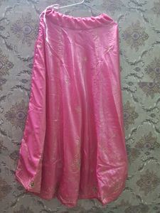 size XL pink lehenga kurti dupatta