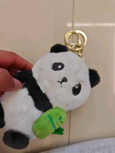 Cute Panda Plush Keychain