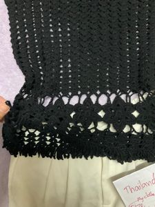 Chic Crochet Halter Top32-34 set