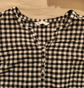 Classic Gingham Checkered Top