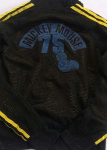 Black Track Jacket with Yellow Stripes