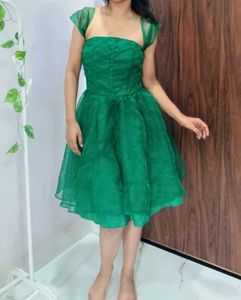 Emerald Green Party Dress