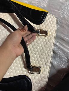 Chic Classic Color Block Handbag