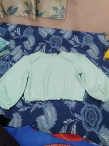 Mint Green Blouse