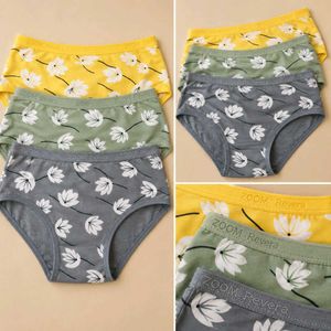 Floral Print Cotton Briefs Pack