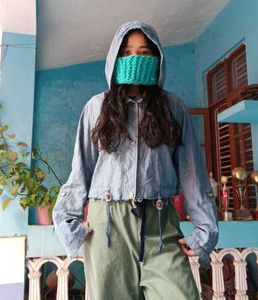 Denim Hooded Jacket
