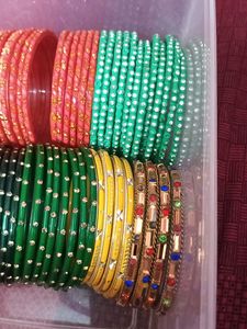 Beautiful Set of Glass Bangles