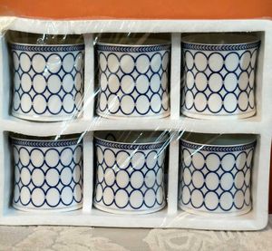 SET OF 6 Pcs. COFFEE MUGS WITH BOX